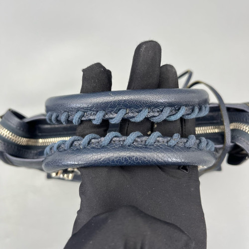 Balenciaga Mini City Calfskin Blue