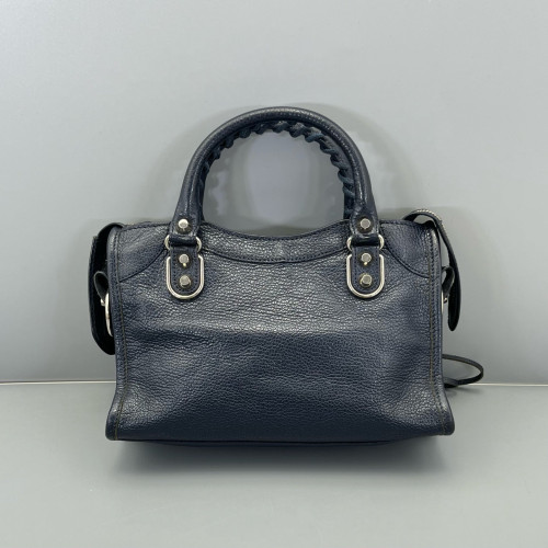 Balenciaga Mini City Calfskin Blue