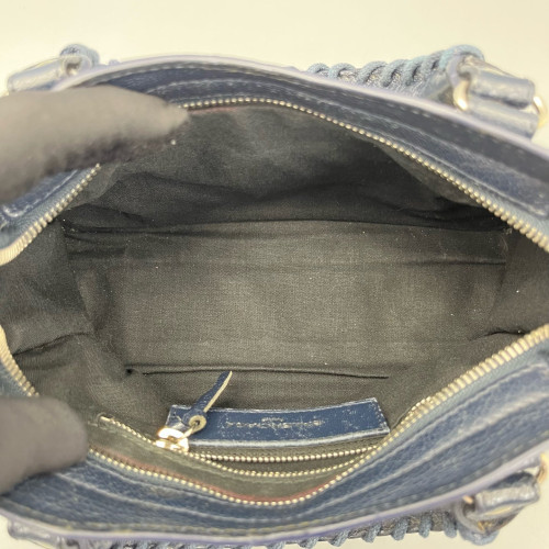 Balenciaga Mini City Calfskin Blue