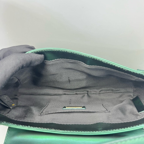 Fendi Shoulder Bag Calfskin Green