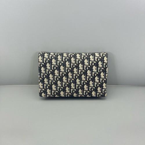 Dior Medium Saddle Chain Pouch Oblique Navy Beige Black Dior Medium Saddle Chain Pouch Oblique Navy Beige Black