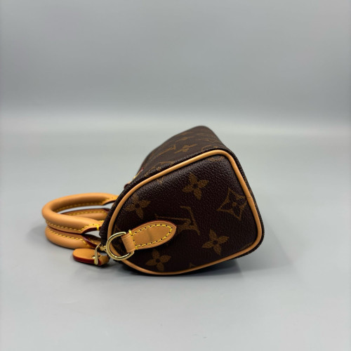 Louis Vuitton Nano Speedy Bandouliere Monogram Brown