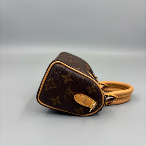 Louis Vuitton Nano Speedy Bandouliere Monogram Brown