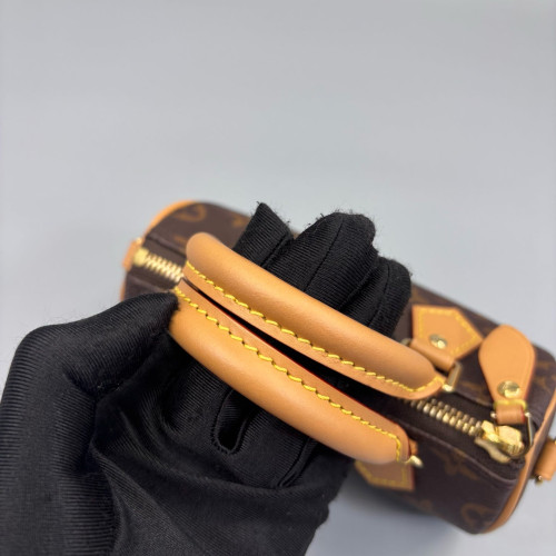 Louis Vuitton Nano Speedy Bandouliere Monogram Brown