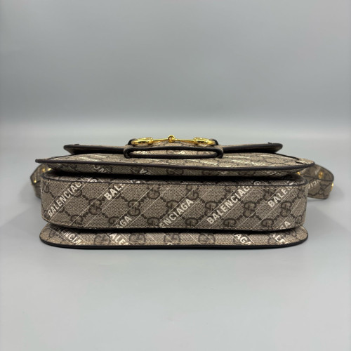 Gucci Medium Horsebit 1955 GG Supreme Monogram Black Gucci Medium Horsebit 1955 GG Supreme Monogram Black