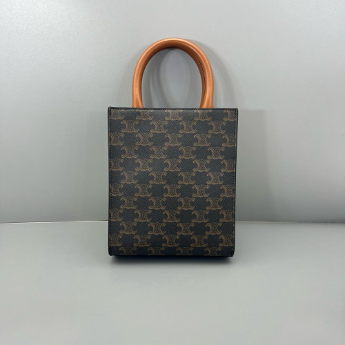 Celine Nano Vertical Cabas Triomphe Brown Black