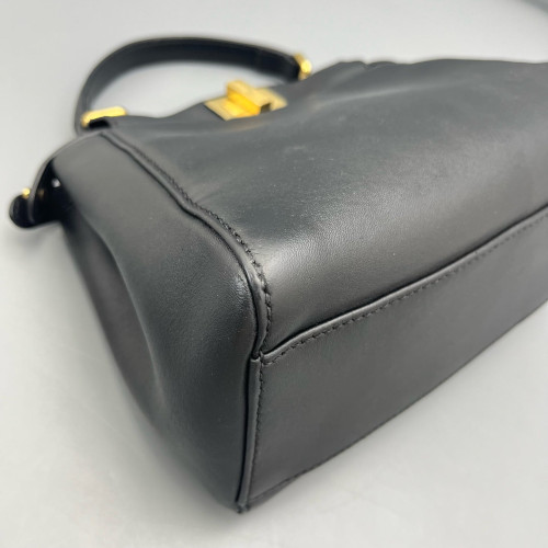Fendi Peekaboo Mini Calfskin Black