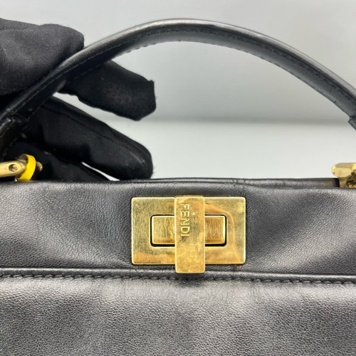Fendi Peekaboo Mini Calfskin Black