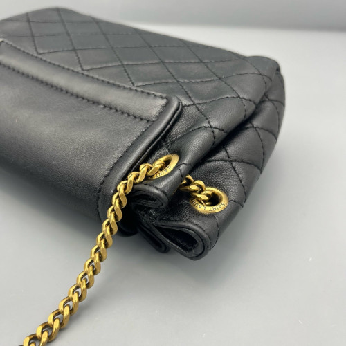 Yves Saint Laurent Mini Nolita Shoulder Bag Calfskin Black