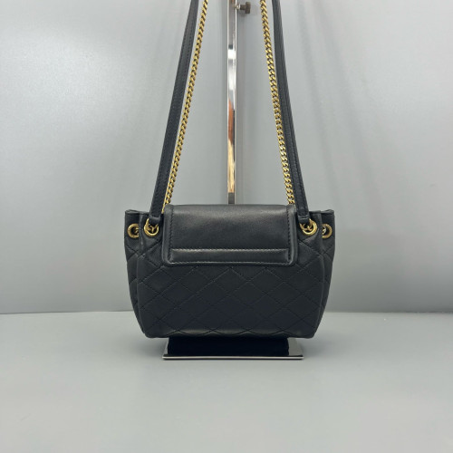 Yves Saint Laurent Mini Nolita Shoulder Bag Calfskin Black