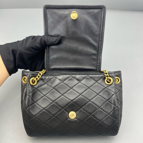 Yves Saint Laurent Mini Nolita Shoulder Bag Calfskin Black
