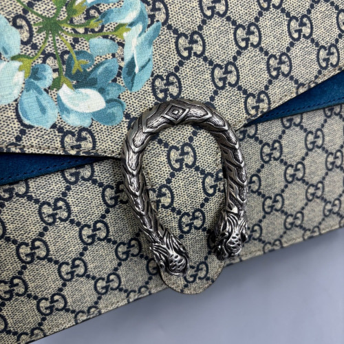 Gucci Meium Dionysus GG Supreme Monogram Blooms Beige Blue Gucci Meium Dionysus GG Supreme Monogram Blooms Beige Blue