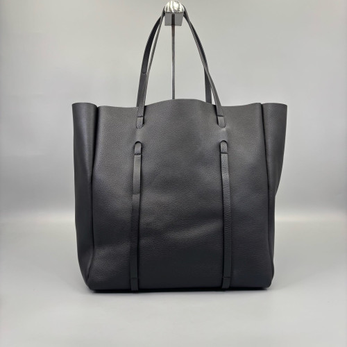 Balenciaga Tote Bag Calfskin Black