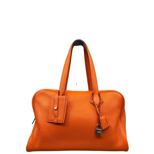 Hermes Victoria 35 Taurillon Clemence 93 Orange
