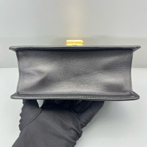Gucci Web Mini Sylvie Shoulder Bag Calfskin Black Green Red