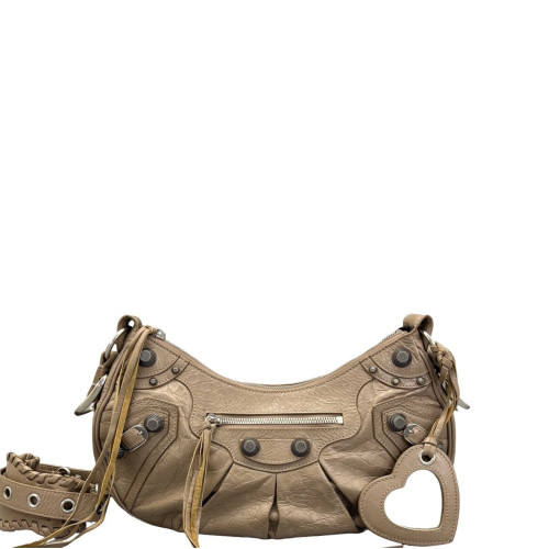 Balenciaga Le Cagole Small Arena Lambskin Natural Tan Balenciaga Le Cagole Small Arena Lambskin Natural Tan
