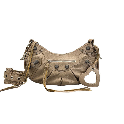Balenciaga Le Cagole Small Arena Lambskin Natural Tan Balenciaga Le Cagole Small Arena Lambskin Natural Tan
