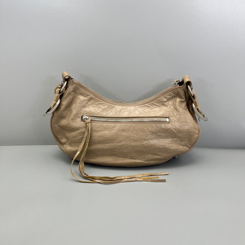 Balenciaga Le Cagole Small Arena Lambskin Natural Tan Balenciaga Le Cagole Small Arena Lambskin Natural Tan