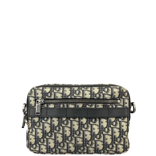 Dior Camera Case Canvas Oblique Blue