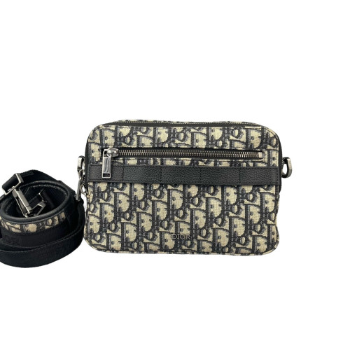 Dior Camera Case Canvas Oblique Blue