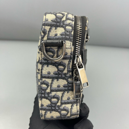 Dior Camera Case Canvas Oblique Blue