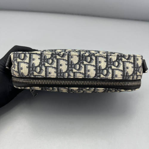 Dior Camera Case Canvas Oblique Blue