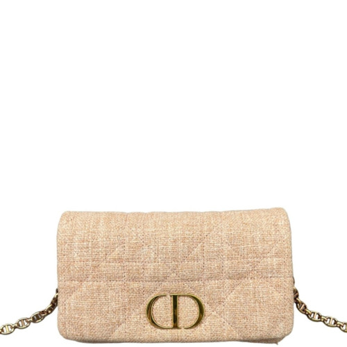 Dior Mini Caro Bag Canvas Light Pink Dior Mini Caro Bag Canvas Light Pink