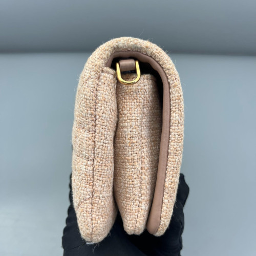 Dior Mini Caro Bag Canvas Light Pink Dior Mini Caro Bag Canvas Light Pink