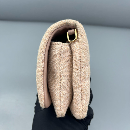 Dior Mini Caro Bag Canvas Light Pink Dior Mini Caro Bag Canvas Light Pink