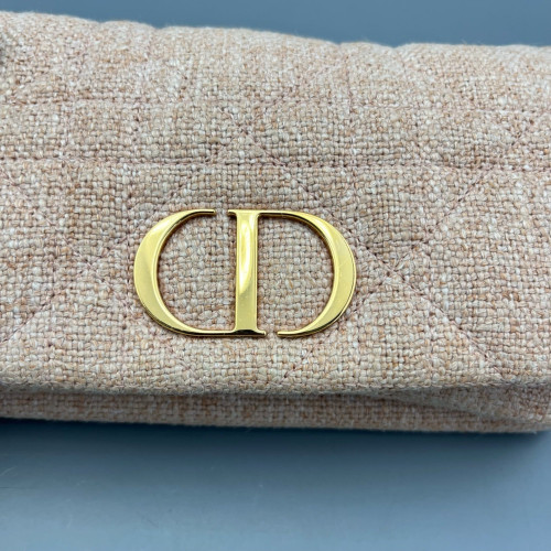 Dior Mini Caro Bag Canvas Light Pink Dior Mini Caro Bag Canvas Light Pink
