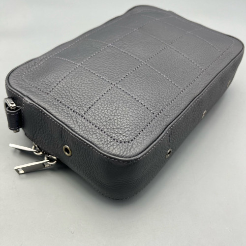 Dior Camera Case Grained Calfskin Dark Grey