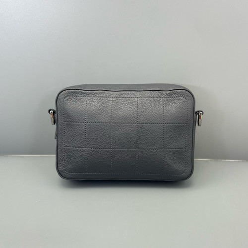 Dior Camera Case Grained Calfskin Dark Grey