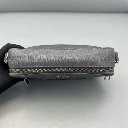 Dior Camera Case Grained Calfskin Dark Grey
