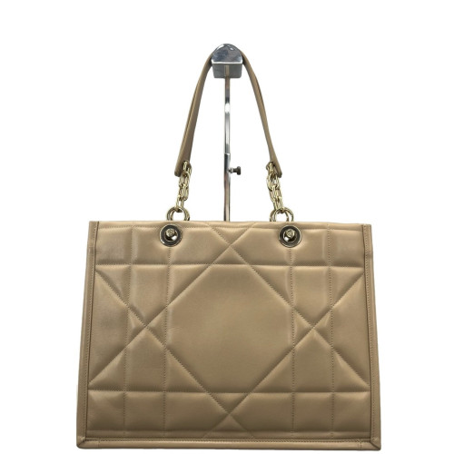 Dior Medium Essential Tote Calfskin Natural Tan