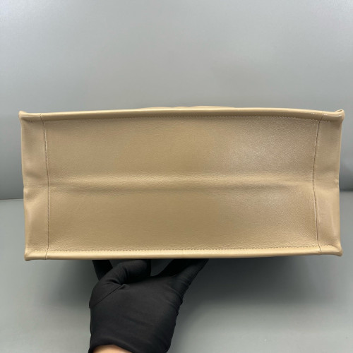 Dior Medium Essential Tote Calfskin Natural Tan