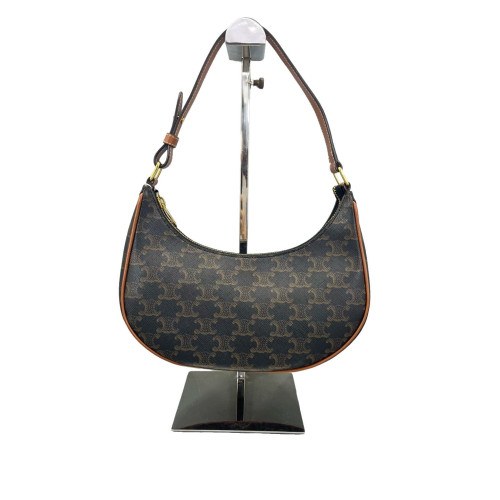 Celine Medium Ava Triomphe Shoulder Bag Triomphe Brown