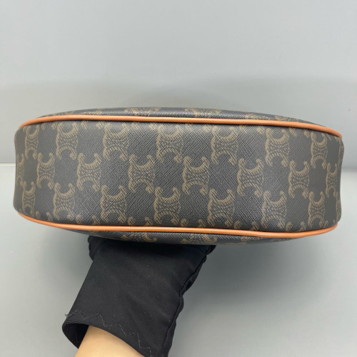 Celine Medium Ava Triomphe Shoulder Bag Triomphe Brown