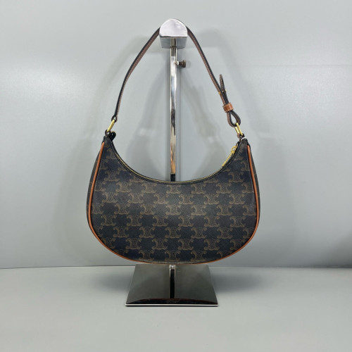 Celine Medium Ava Triomphe Shoulder Bag Triomphe Brown