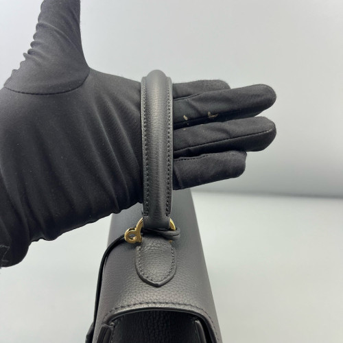 Moynat Rejane Pm Calfskin Black