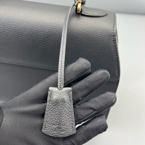 Moynat Rejane Pm Calfskin Black