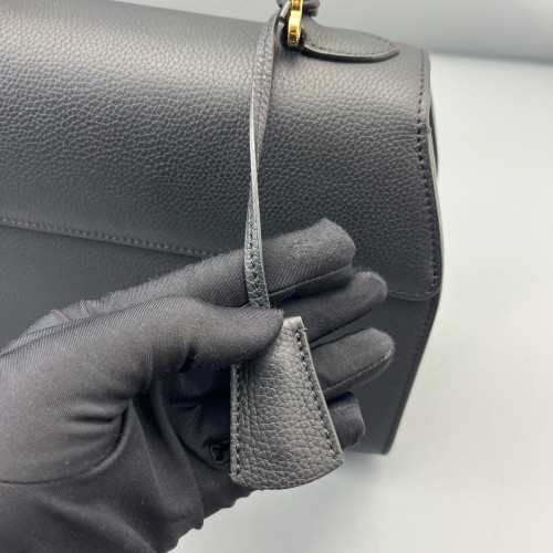 Moynat Rejane Pm Calfskin Black