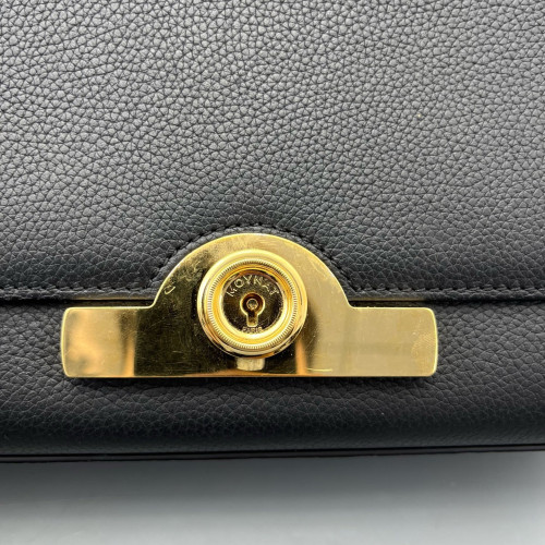 Moynat Rejane Pm Calfskin Black