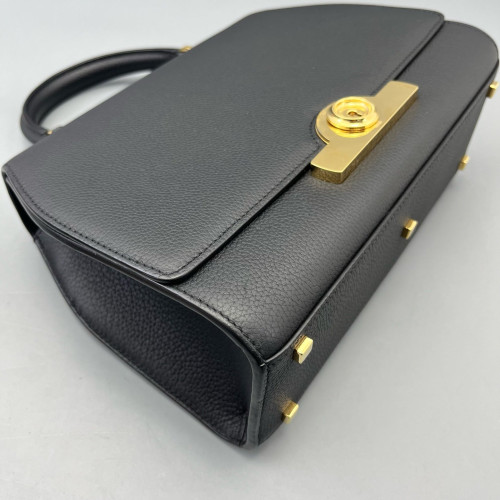Moynat Rejane Pm Calfskin Black