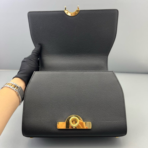 Moynat Rejane Pm Calfskin Black