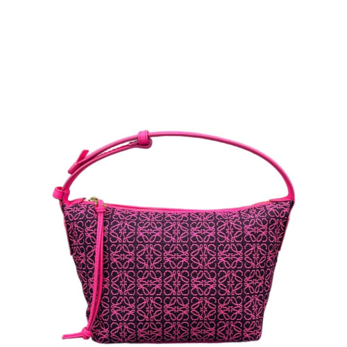 Loewe Small Cubi Anagram Magenta Black