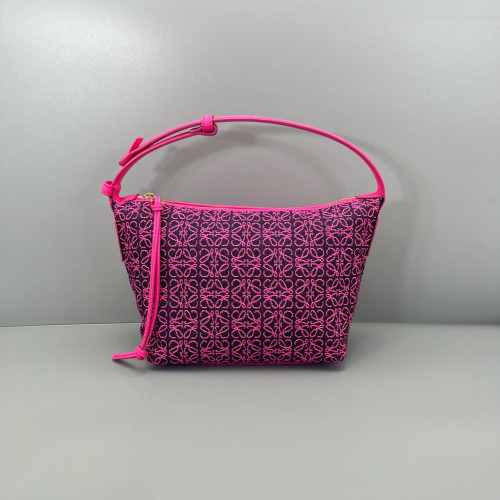 Loewe Small Cubi Anagram Magenta Black