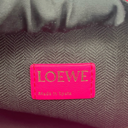 Loewe Small Cubi Anagram Magenta Black