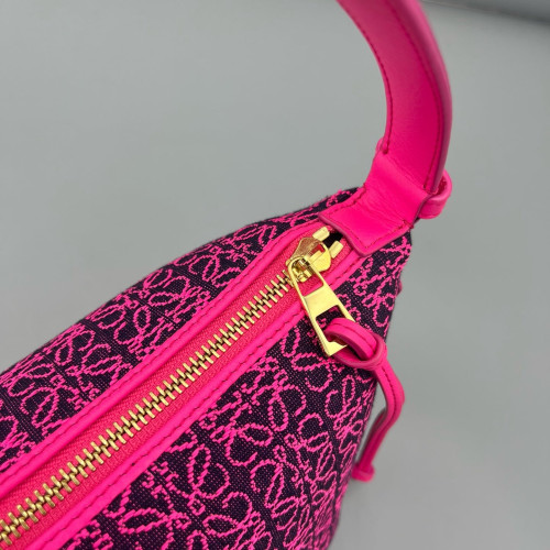 Loewe Small Cubi Anagram Magenta Black