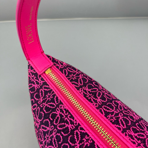 Loewe Small Cubi Anagram Magenta Black