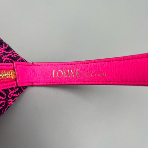 Loewe Small Cubi Anagram Magenta Black